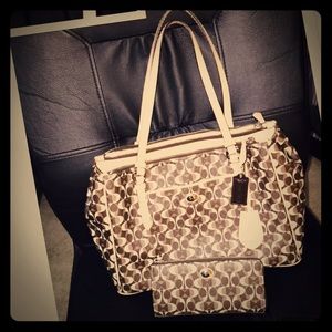 Authentic Coach Handbag & Wallet