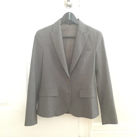 Classic Charcoal Theory Blazer