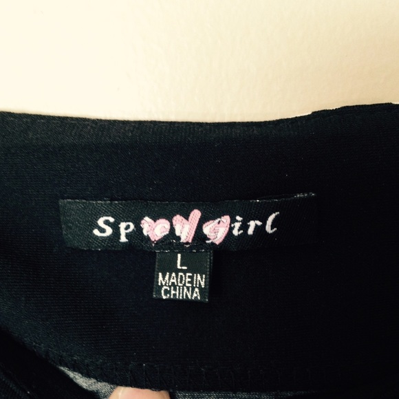 Lulu's black and cream design dress - Picture 4 of 4