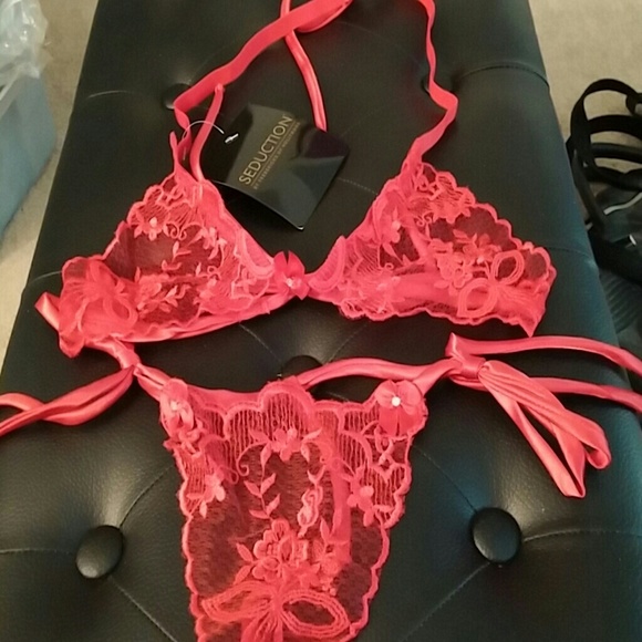 Fredricks of Hollywood Embroidered Set