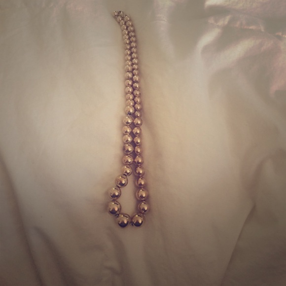 Authentic Tiffany's bead necklace and bracelet