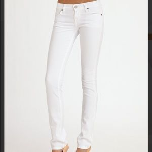Citizens of humanity 27 Ava straight white jeans
