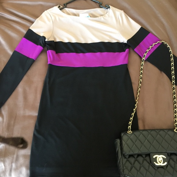 Color Block Bodycon Dress