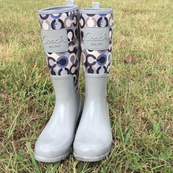 COACH rain boots