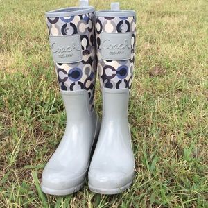 COACH rain boots