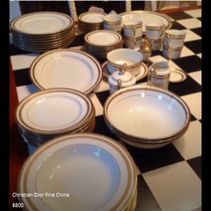 Christian Dior fine China