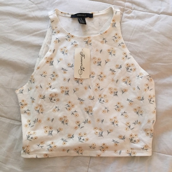 Forever 21 sunflower tank, NWT ☺️🌻