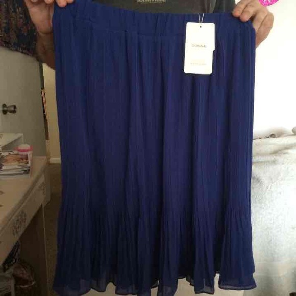 Plus size navy blue skirt xxxl
