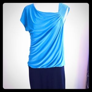 Bisou Bisou Dress - drop waist/asymmetrical