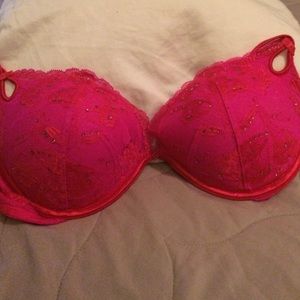 Victoria's Secret bra 38C hot pink with padding