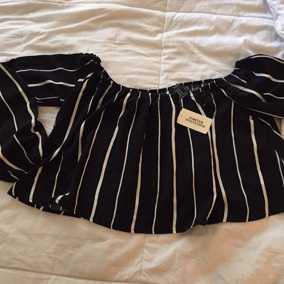 Off the shoulder flowy top