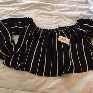 Off the shoulder flowy top