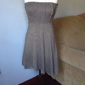 Free People: Tube top dress w/ asymmetrical trim