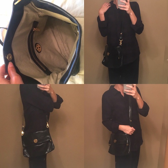 SOLD ---TORY BURCH FOLDOVER CLUTH/CROSSBODY - Picture 4 of 4