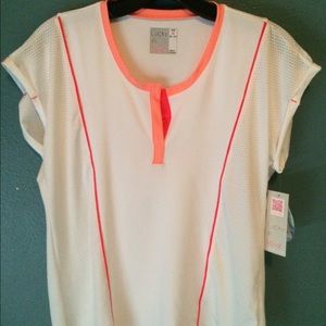 Cap sleeve Lucky in Love tennis top