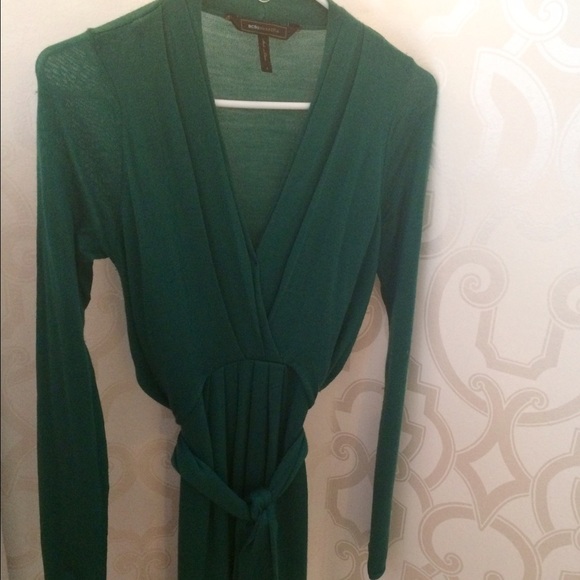 Emerald Green Wrap Dress