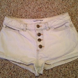 American apparel denim shorts