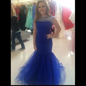 Jovani Blue Prom Dress