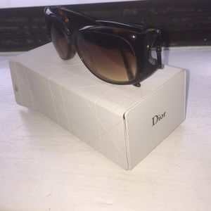 Christian Dior sunglasses.