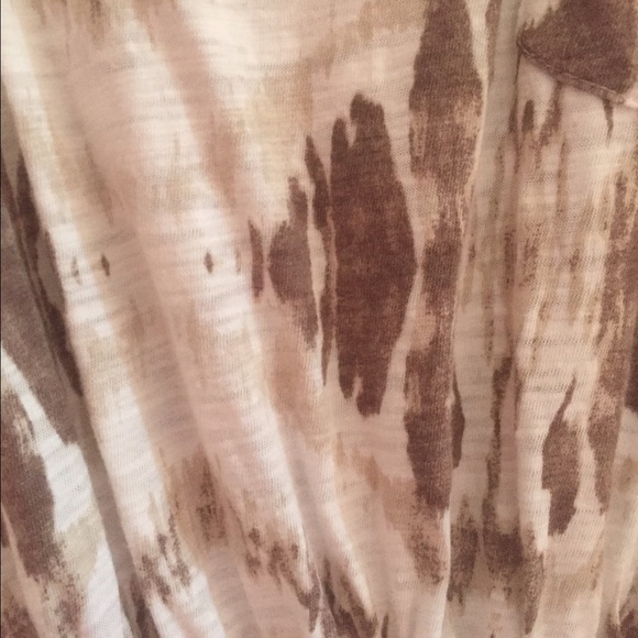 Brown Patterned Racerback Dress - Picture 2 of 2