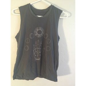 Rare Brandy Melville Palm Muscle Tank