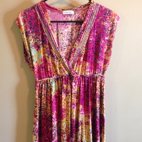 Calvin Klein multicolor cotton dress