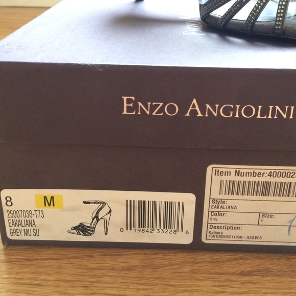 Enzo Angiolini Kaliana grey heels - Picture 2 of 4