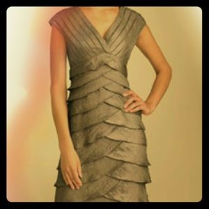 Adrianna Papell Shutter Pleat Dress