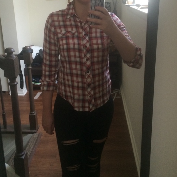 GAP Tops - Red plaid