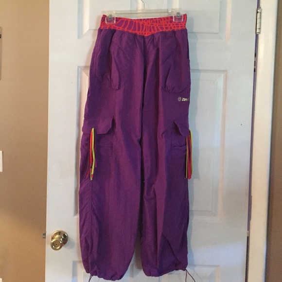 Purple Zumba cargos