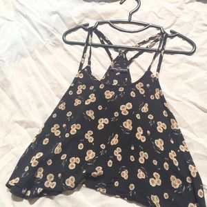 Brandy Melville sunflower tank top