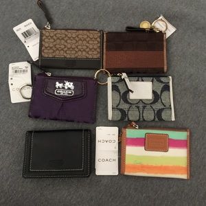 Coach mini SKNY Keychain Wallets