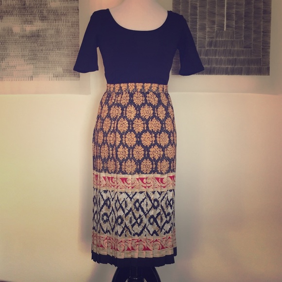 Vintage Pleated Skirt
