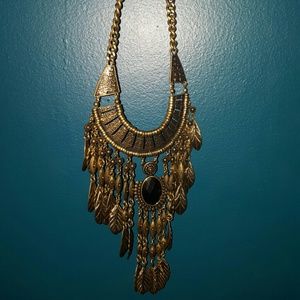 Bohemian statement necklace