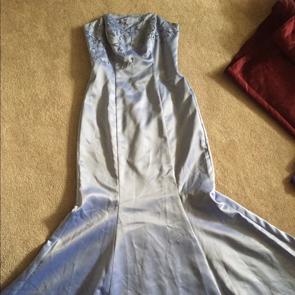 Extra Long Biscotti Mermaid Dress - Picture 1 of 4