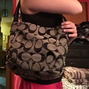 Authentic Coach handbag & wallet.