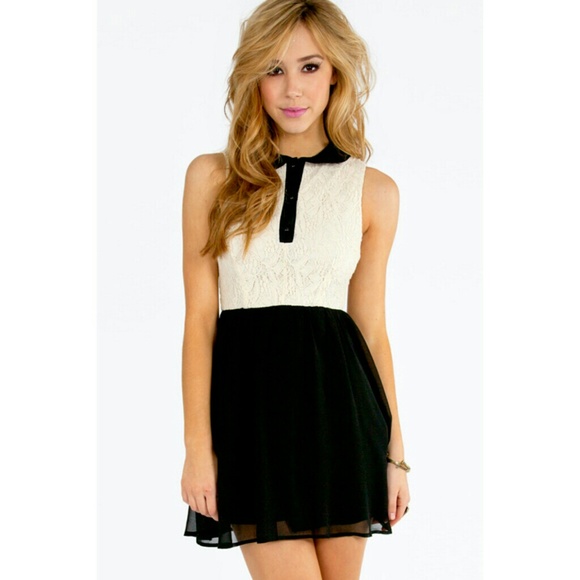 SOLD! Reign On Lace Skater Dress - Picture 1 of 4