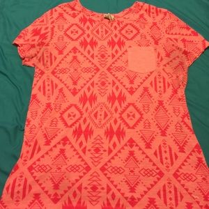 Tribal print vs shirt