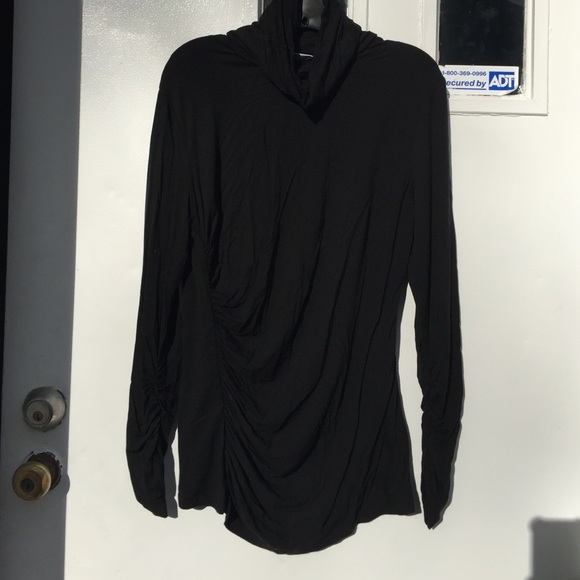 Ladies black turtleneck shirt