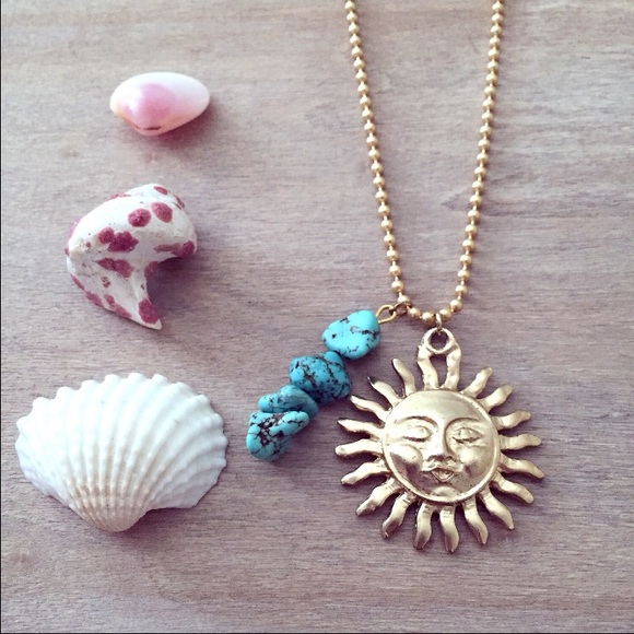 The sun turquoise necklace