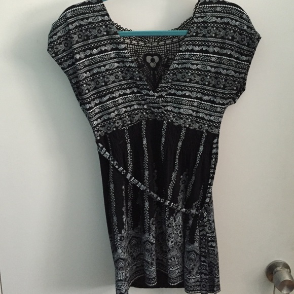 Long floral top - Picture 1 of 4