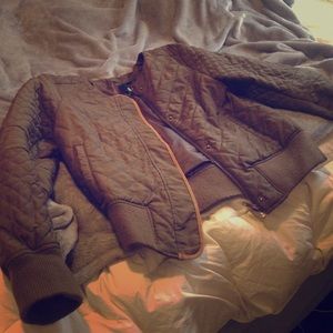 Cute dark olive colored fall jacket