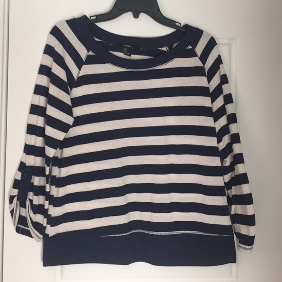 Forever 21 Striped Light Sweater
