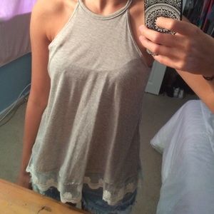 Gray tank from LA Hearts.