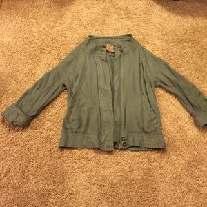 3/4 Sleeve Bomber Top
