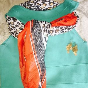 Green Scoop Sweater Tank