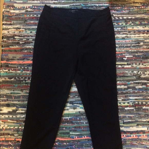 Black skinny dress pants