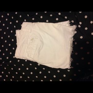 Abercrombie white shorts