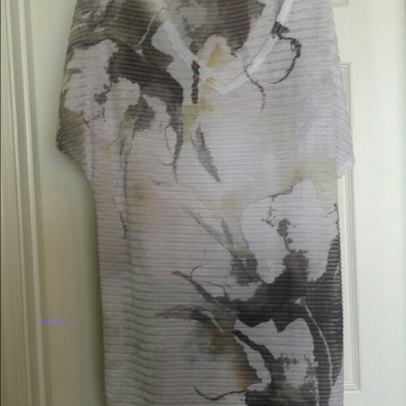swim suit cover up  side roushing - Picture 1 of 2