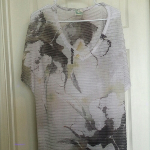 swim suit cover up side roushing - Picture 2 of 2